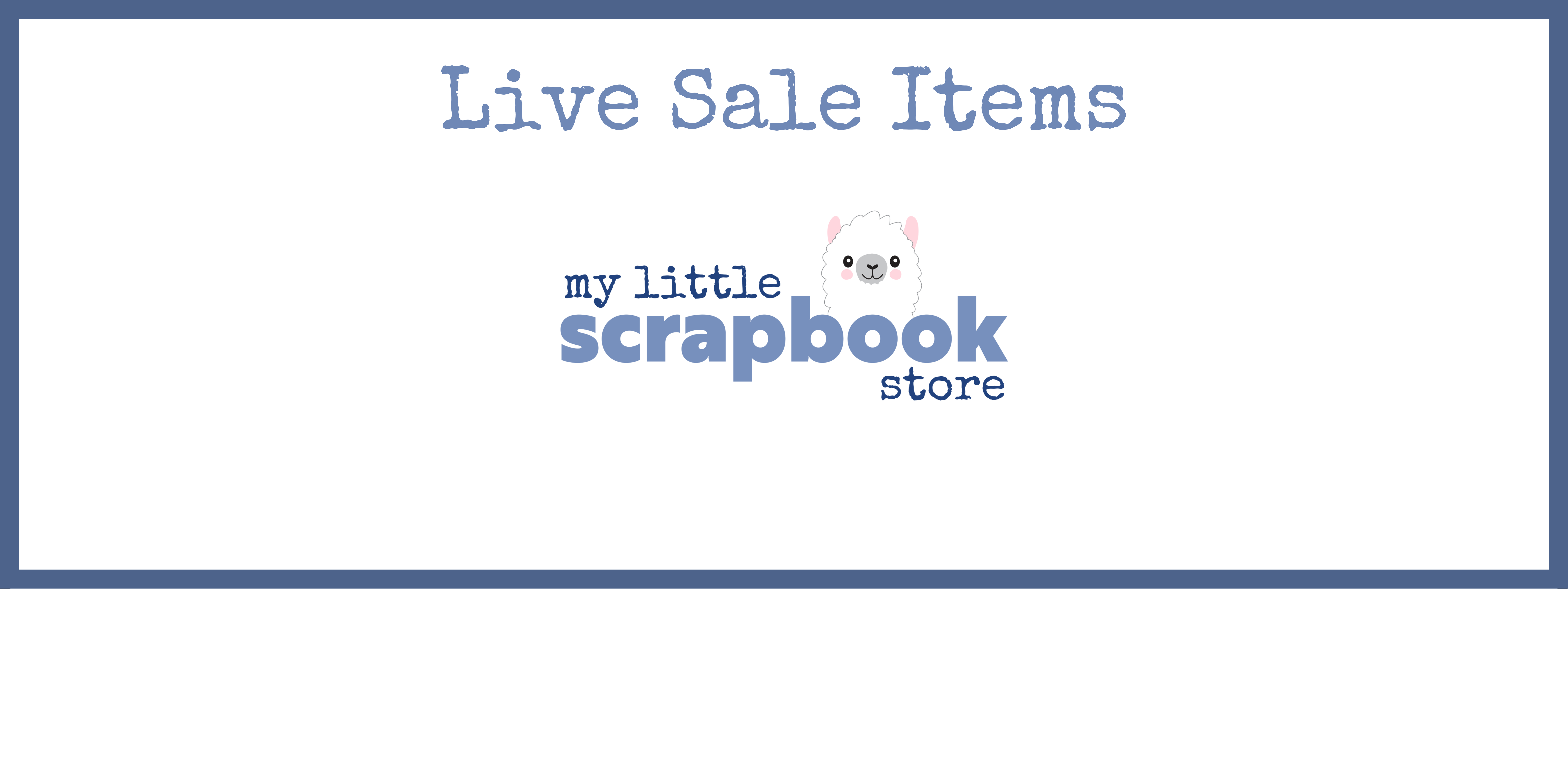 My Little Scrapbook Store