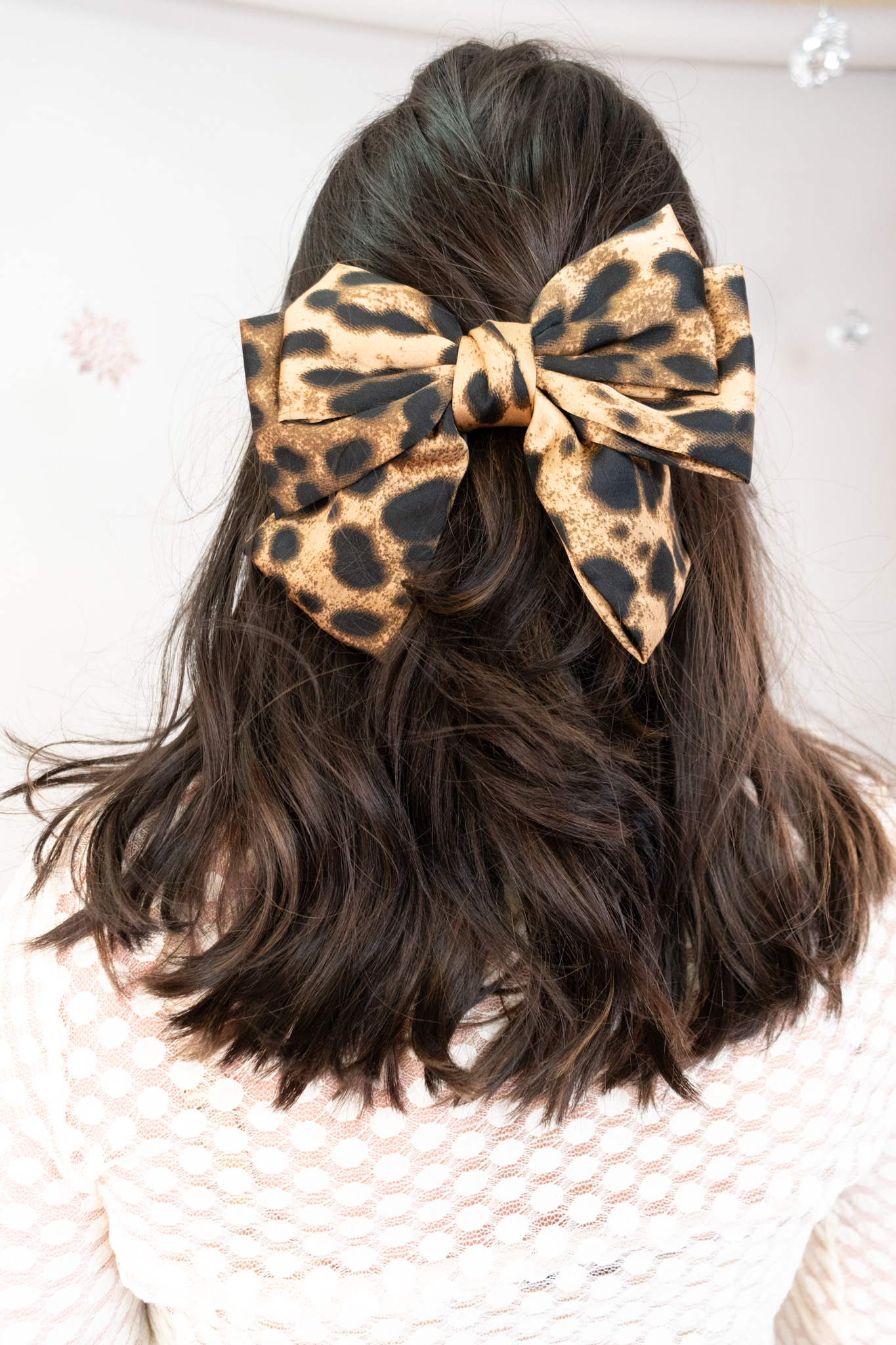 Elastic Knitted Fabric Headband Fashion Wide Hair Rope DIY Baby Big Bow Accessory For Women Girls Stylish Comfortable - View #8