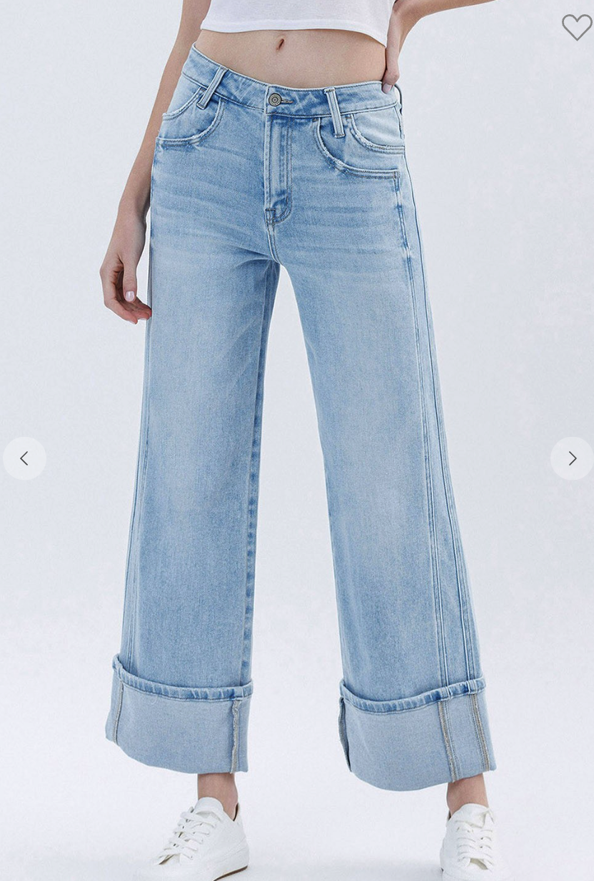 ■DHYANI■ Highrise pants (Bluebird) High Rise Denim Jeans or Shorts | Welcome to Jane Anne Boutique!