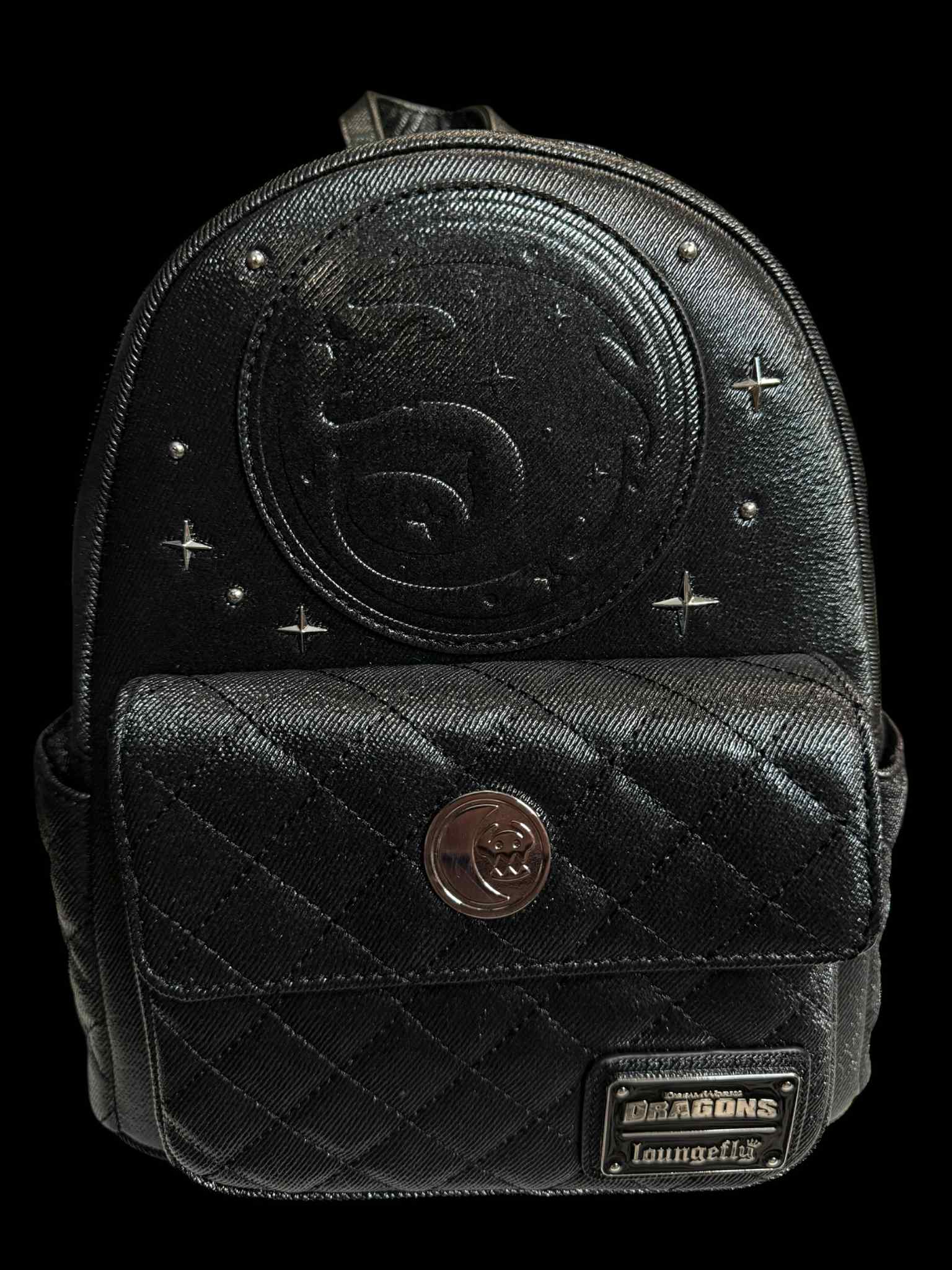 Loungefly DreamWorks How to Train Your Dragon Night Fury Quilted Set Loungefly Dreamworks How To Train Your Dragon Night Fury  main image 2