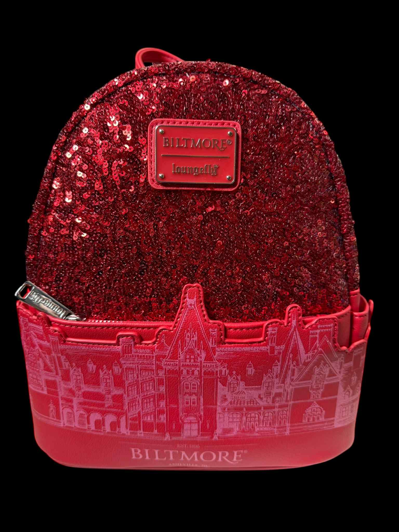 Biltmore Loungefly Red Sequin Mini Backpack ✨ NWT Loungefly Biltmore Estates Red Sequin Mini Backpack main image 2