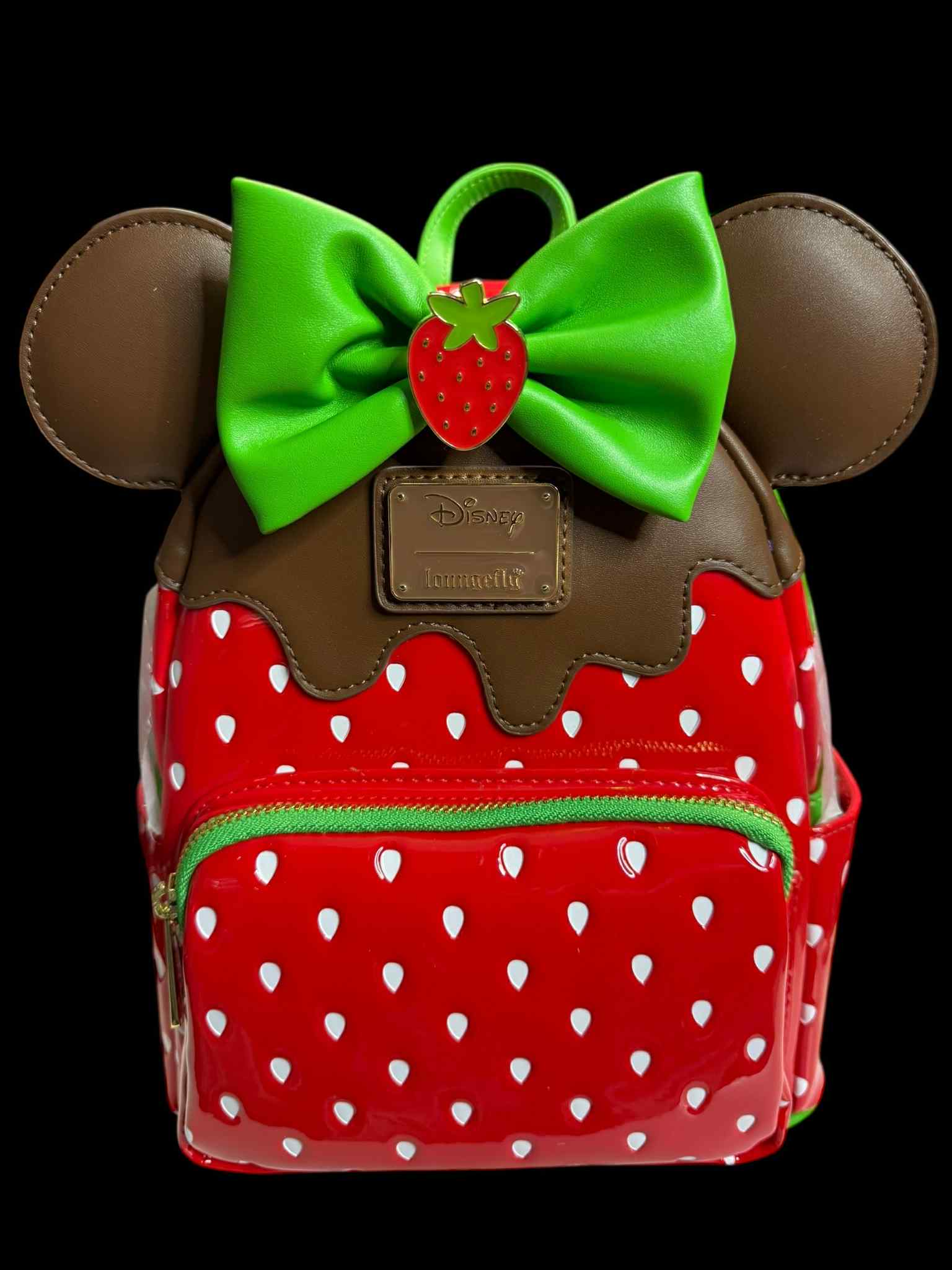 Loungefly Scented Chocolate Covered Strawberry Mini Backpack EUC Chocolate Covered Strawberry Loungefly | Mercari main image 4