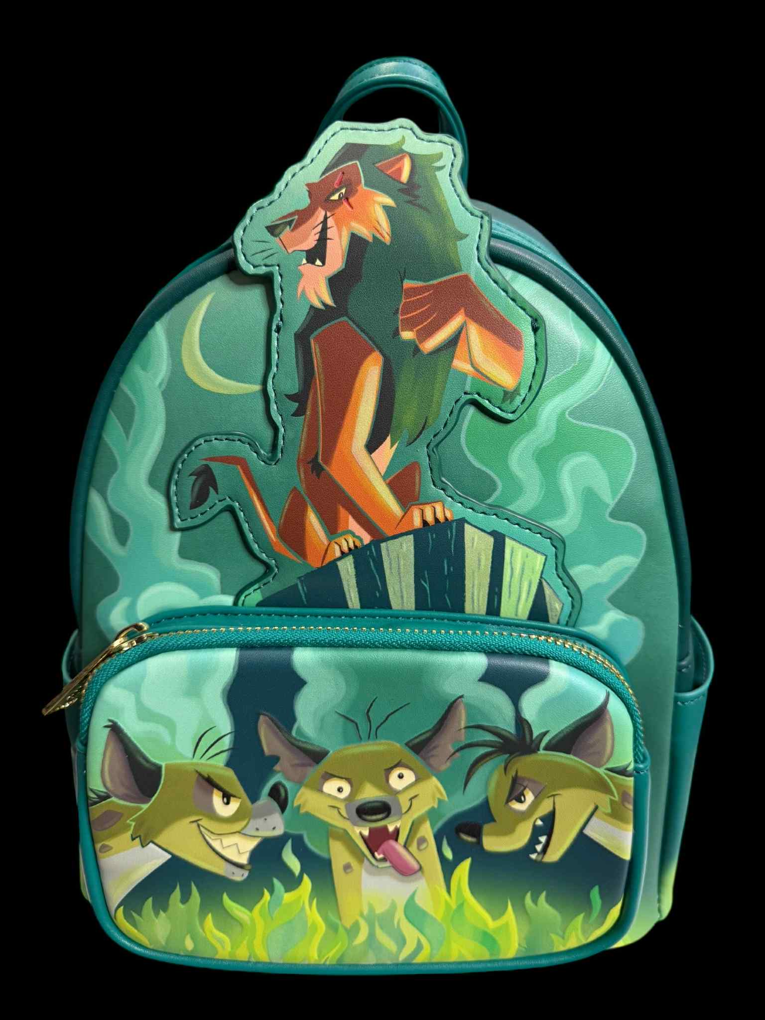 Loungefly Disney Lion King Scar “Be Prepared” glow in the dark mini backpack NEW Loungefly Lion King - Scar Glow in the Dark Mini Backpack  main image 3