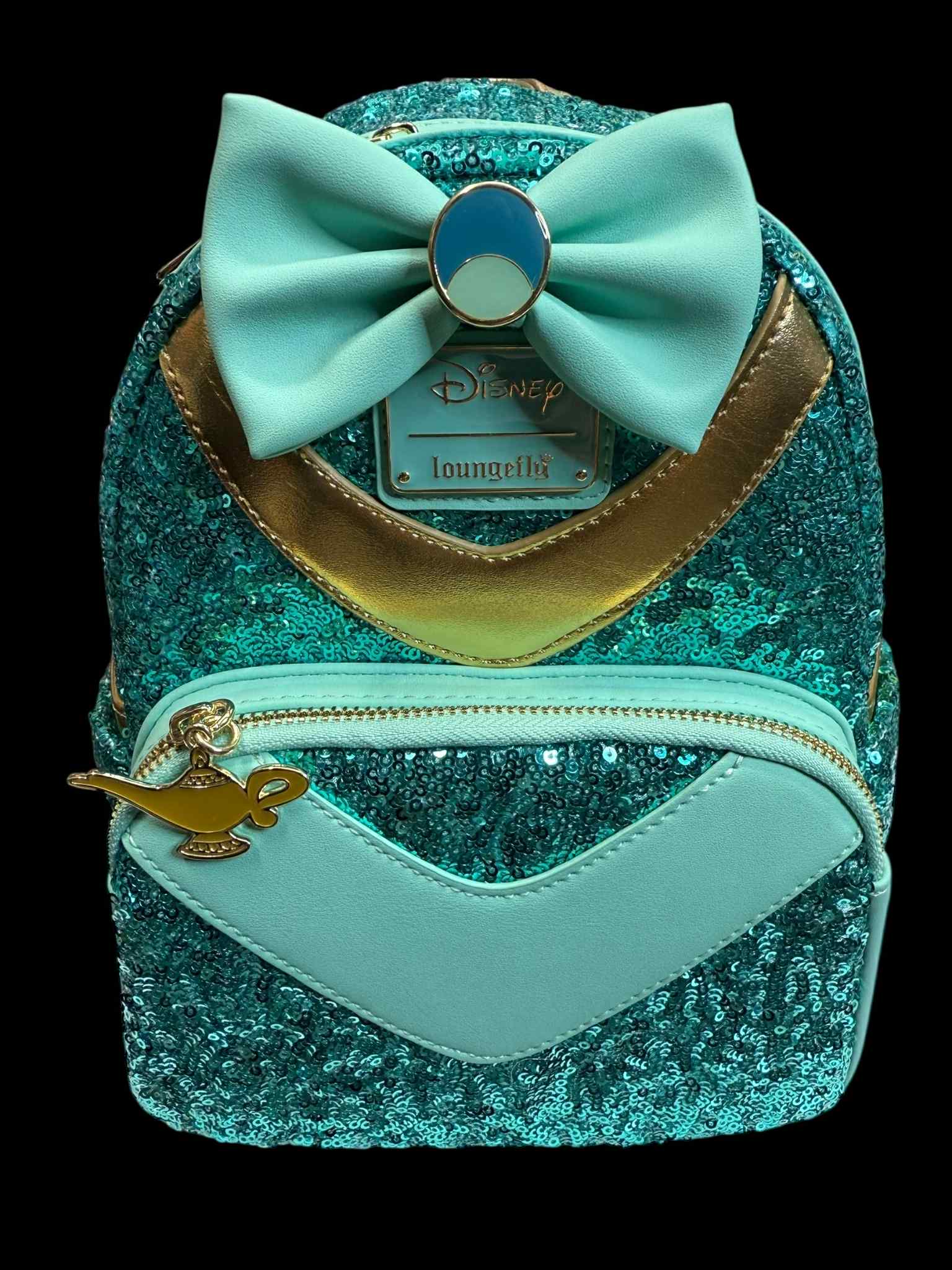 Loungefly Disney Aladdin Jasmine Sequin Cosplay Mini Backpack