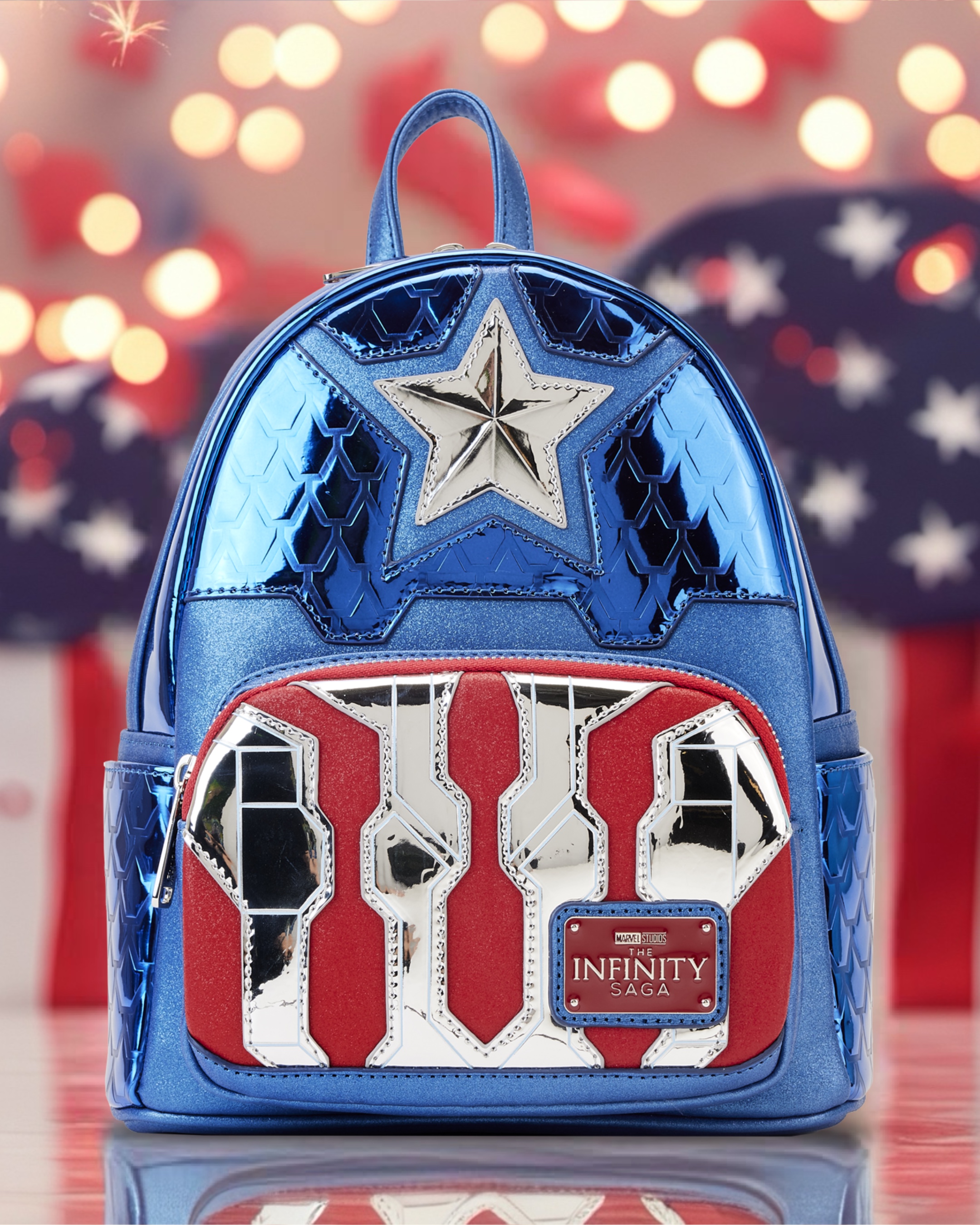 In Stock - MARVEL SHINE CAPTAIN AMERICA COSPLAY MINI BACKPACK