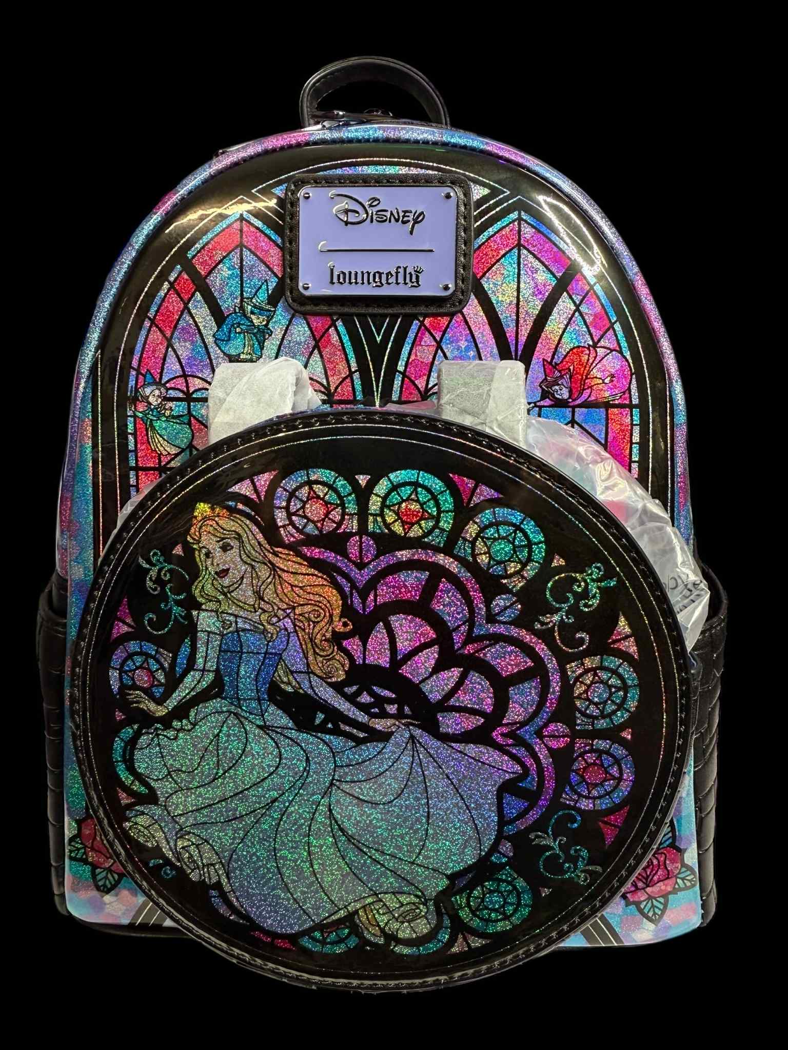 Loungefly Disney Princess Stained Glass Sleeping Beauty Aurora