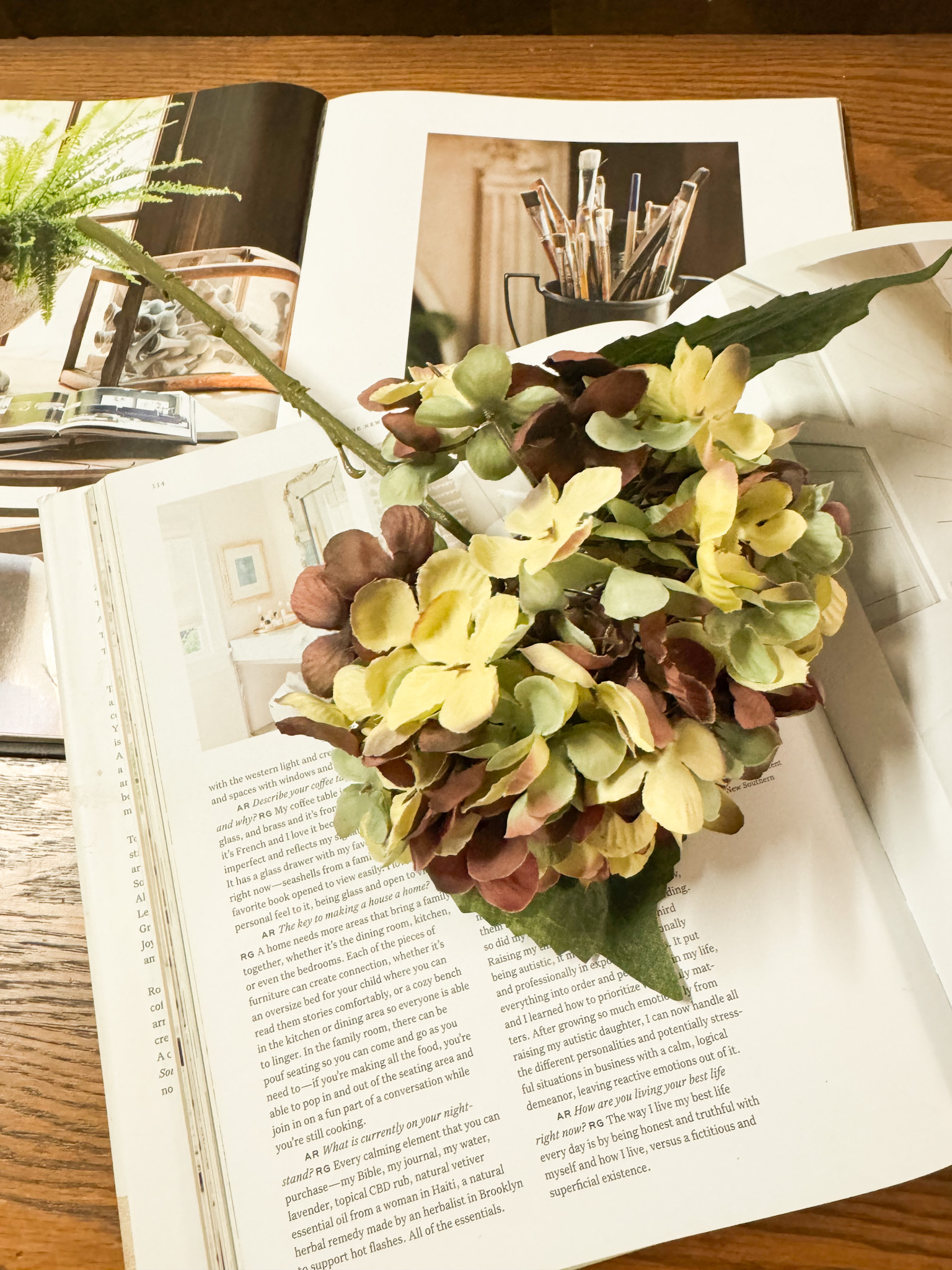 Fall Hydrangea Stem | Pin It Co. Home Goods, Furniture, Design + MORE!
