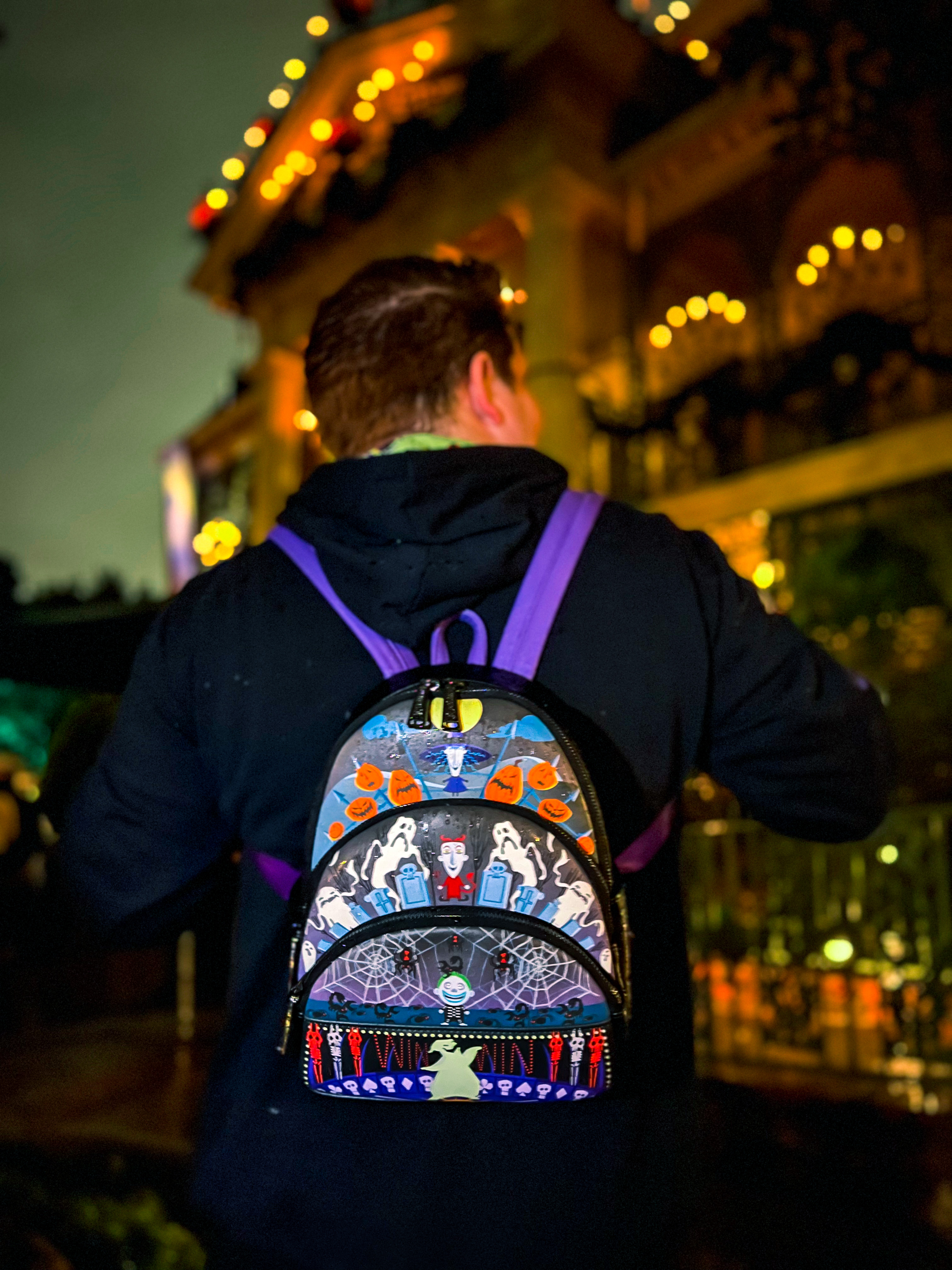 Nightmare Before Christmas Triple Pocket Lock Shock Barrel 