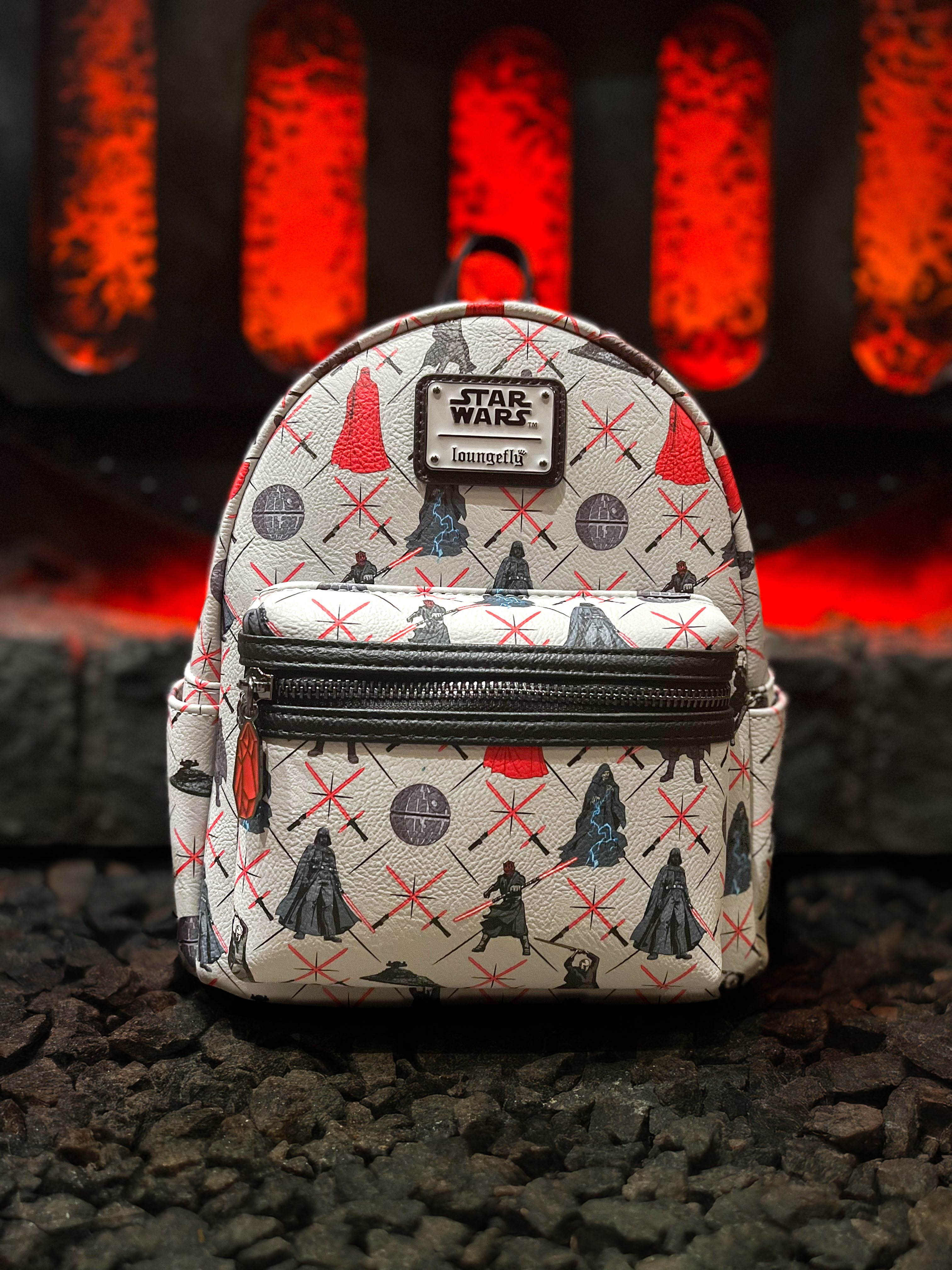 THE DARK SIDE Star Wars AOP Mini Backpack Exclusive - Loungefly
