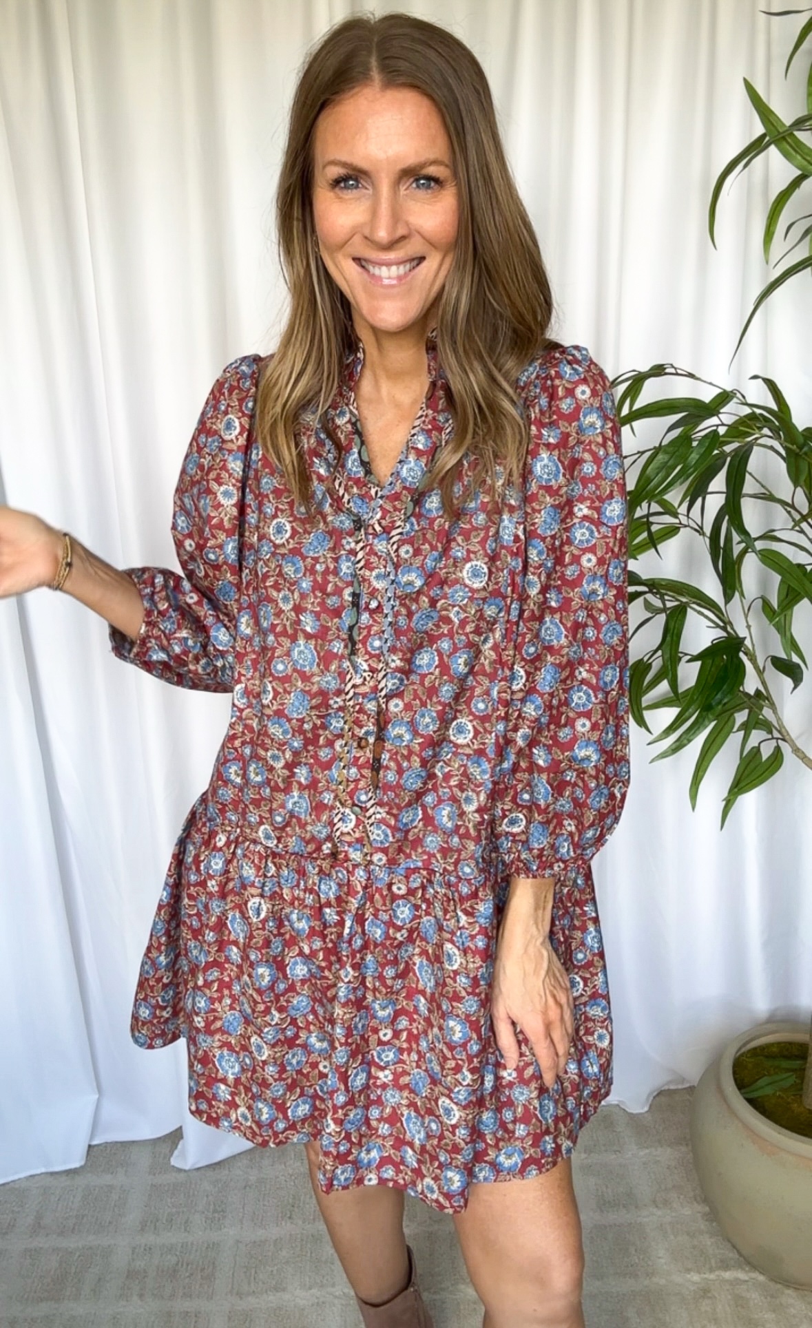 Green Dress Loft Long Sleeve Dress Dusk 'Til Dawn Sheer Floral Dress  All  About You Boutique