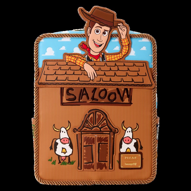 Toy Story 30th Anniversary Woody Saloon Mini Backpack  display picture 2