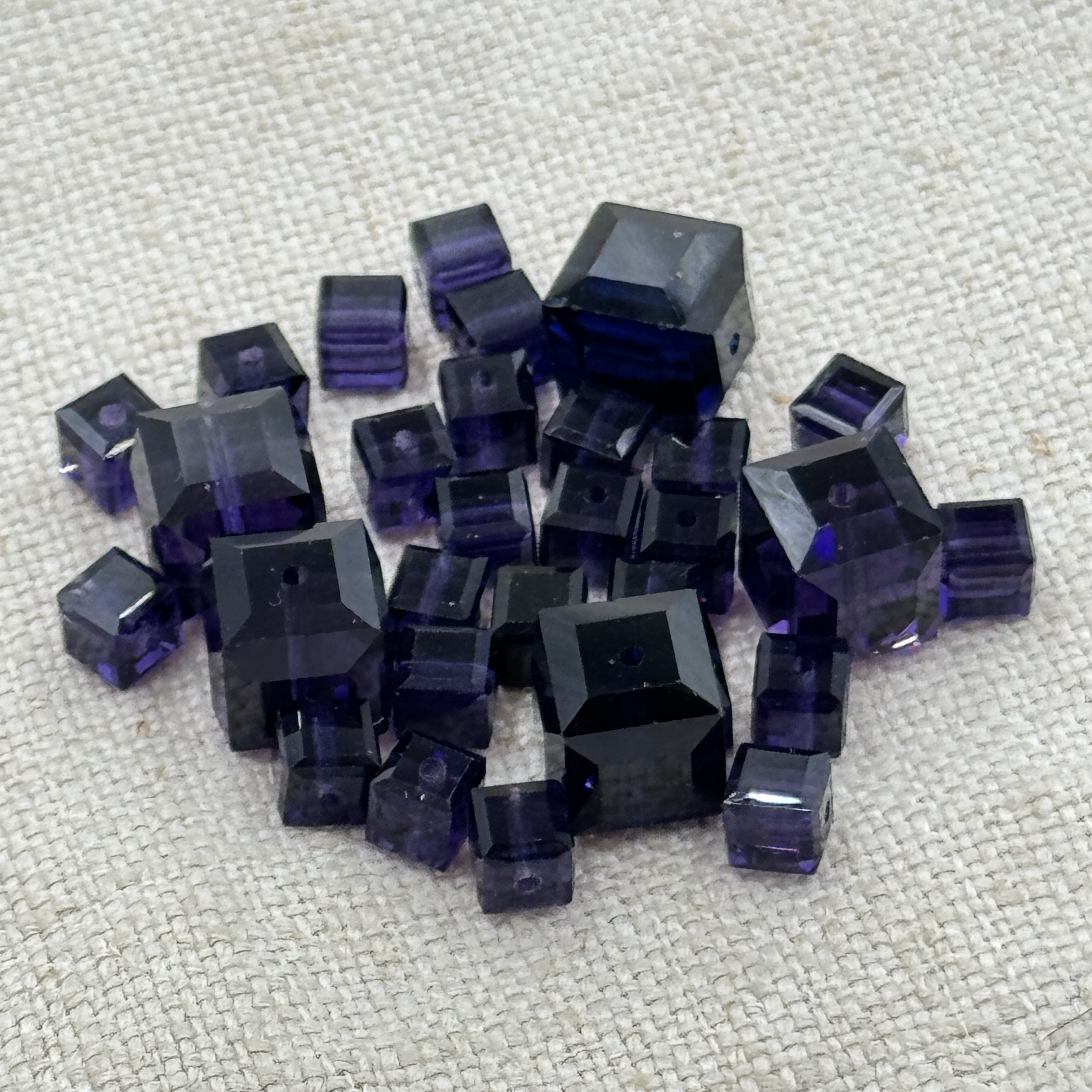 Swarovski Crystal 5601 Cube Beads | The Bead Butler Vintage and 