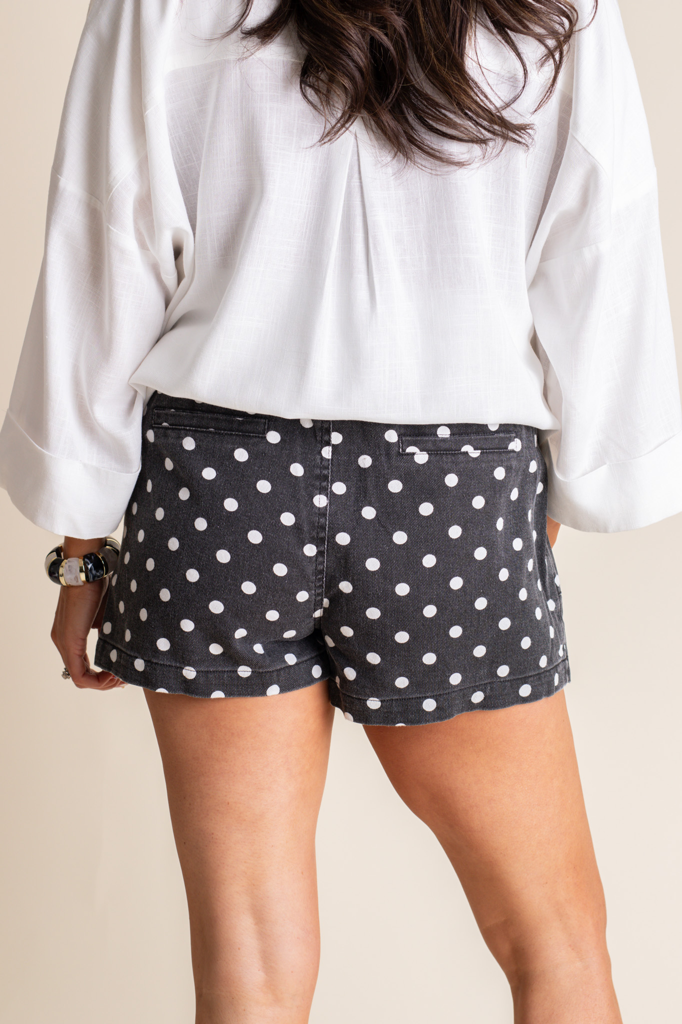 Midnight Dot Skort
