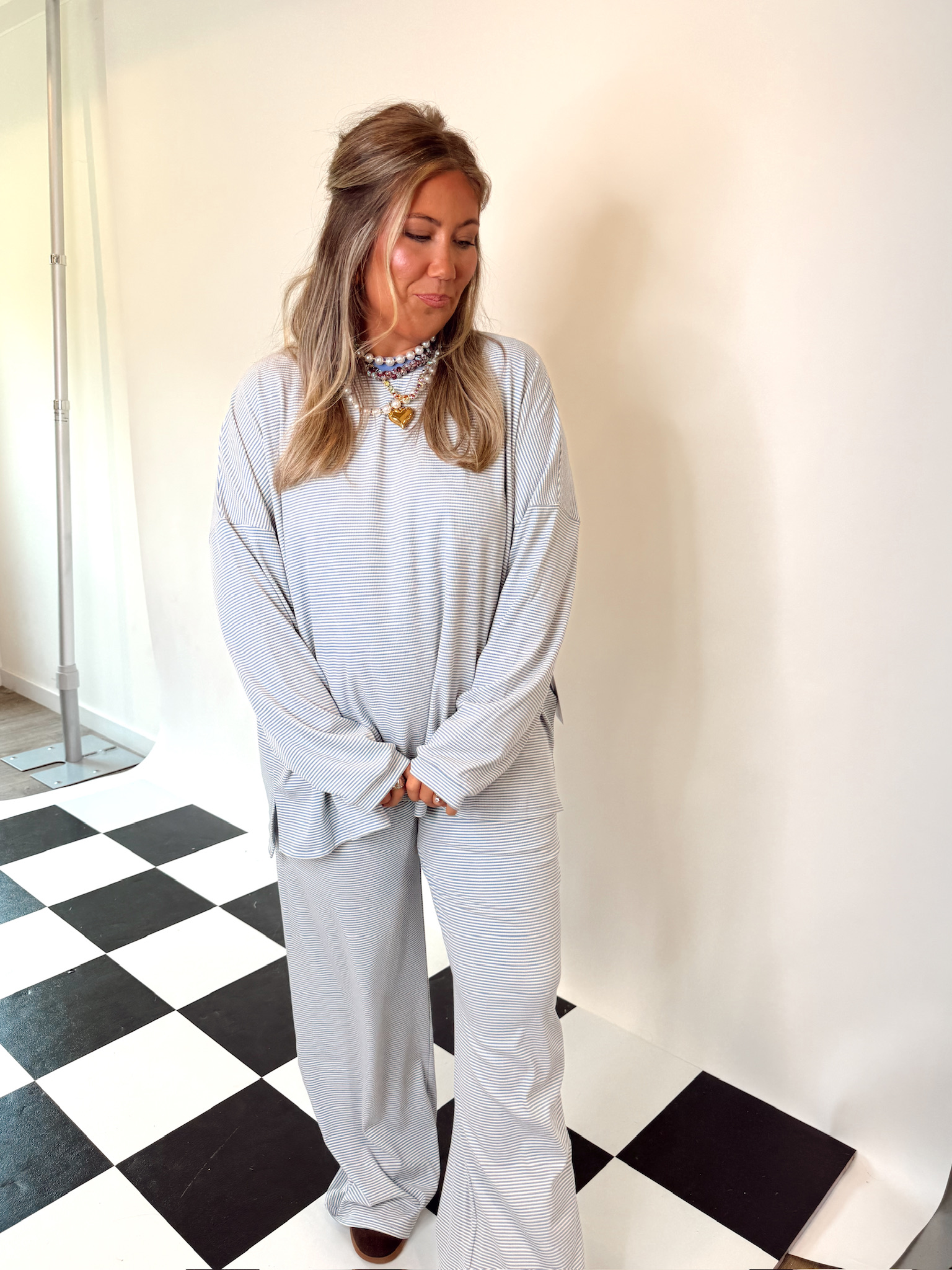 Mary Square Green Patterned Top and Short Claire Set | Fly Boutique
